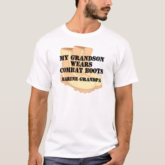 Den marin- mormodern ha på sig DCB T-shirt (Framsida)