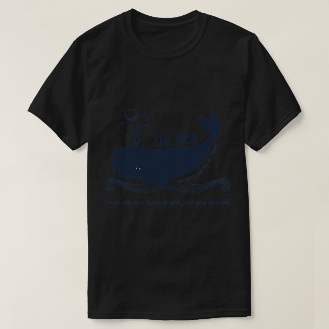 Den marina biologen t shirt (Design framsida)