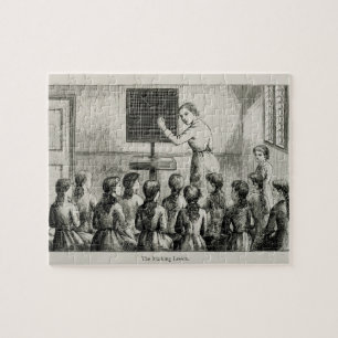 "Den markera kursen", illustration från 'en Pussel
