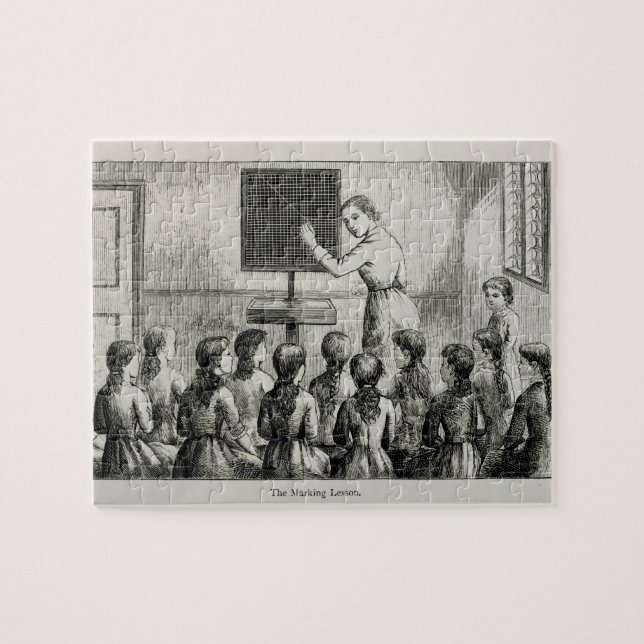 "Den markera kursen", illustration från 'en Pussel (Horisontell)