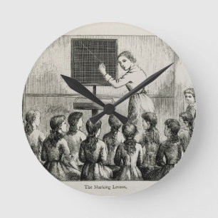 "Den markera kursen", illustration från 'en Rund Klocka