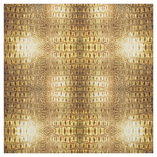 Den märkes- alligatorkrokodilen flår skina tyg (Provkarta)