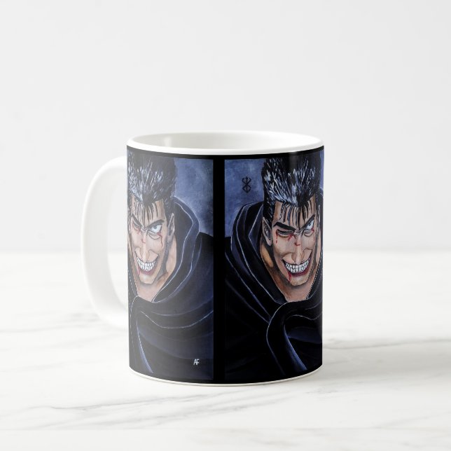 Den märkta lidanden målning av Alfred Fox Kaffemugg (Framsida vänster)