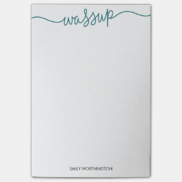 Den märkte Wassup anpassningsbar Postar-it® Post-it Block