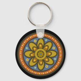 Den marockanska blomsterkedjan nyckelring