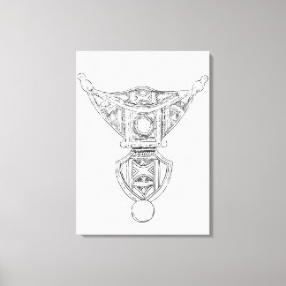 Den marockanska stamboken Berber 1 Canvastryck