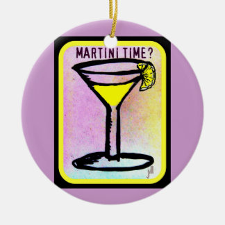 DEN MARTINI TIME CITRONEN TAPPAR TRYCKET JULGRANSPRYDNAD KERAMIK