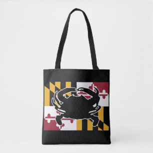 Den Maryland flagga/krabba hänger lös Tygkasse