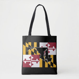Den Maryland flagga/State hänger lös Tygkasse