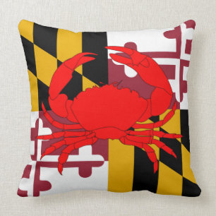 Den Maryland flaggakrabban kudder Kudde