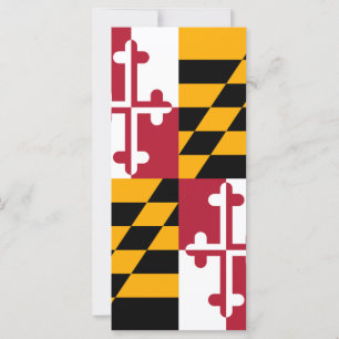 Den Maryland statlig flagga färgar dekoren