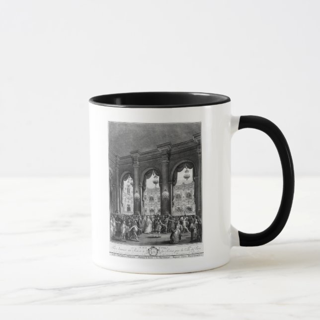 Den maskerade bollen, 23rd Januari 1782 Mugg (Höger)