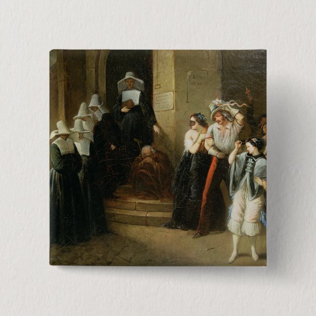 Den maskerade bollen, c.1870 knapp (Framsida)