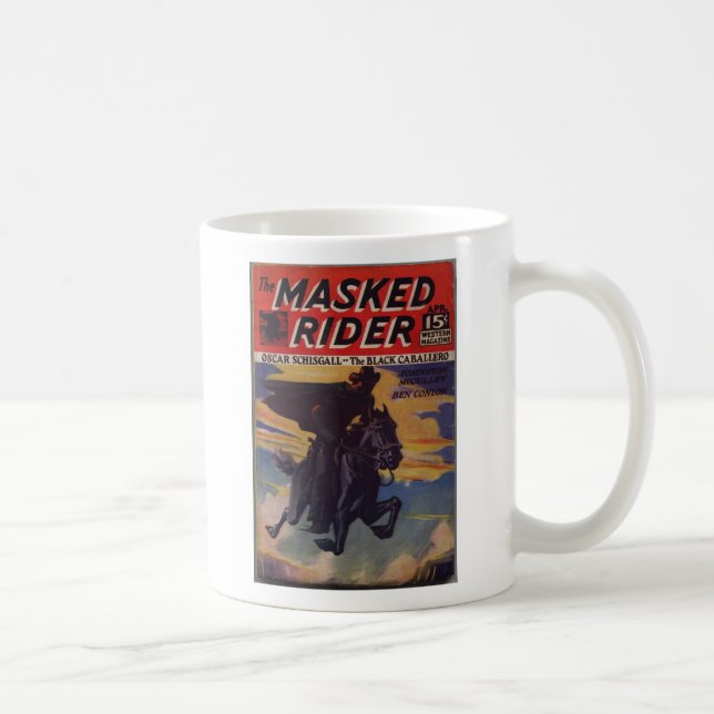 Den maskerade ryttaren 1st utfärdar kaffemugg (Höger)