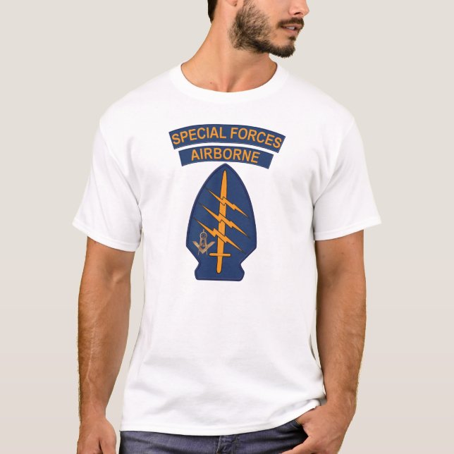 Den Masonic sakkunniga tvingar luftburet T-shirt (Framsida)