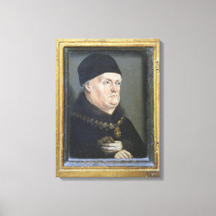 Den Matheron diptychen: Porträtt av Rene mig Canvastryck