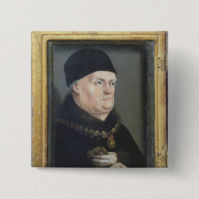 Den Matheron diptychen: Porträtt av Rene mig Knapp (Framsida)