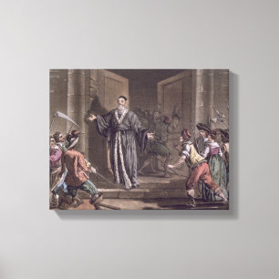 Den Mathieu molen (1584-1656) harangued vid Canvastryck