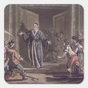 Den Mathieu molen (1584-1656) harangued vid Fyrkantigt Klistermärke