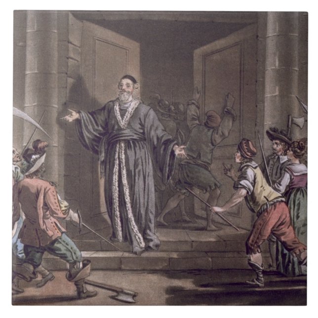 Den Mathieu molen (1584-1656) harangued vid Kakelplatta (Framsidan)