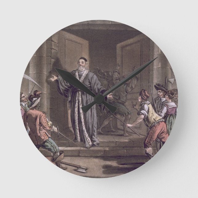 Den Mathieu molen (1584-1656) harangued vid Rund Klocka (Framsida)