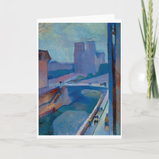 Den Matisse Notre Dame hälsningen eller noterar Kort (Framsida)