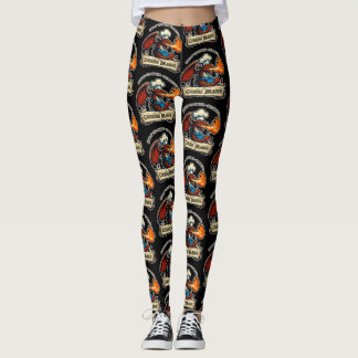Den matlagande draken leggings