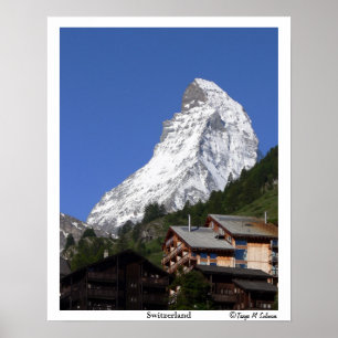 Den Matterhorn affischen Poster