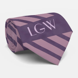 Den Mauve lilan görar randig monogramen Slips