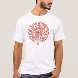Den Mayan kalendern avbildar design T Shirt