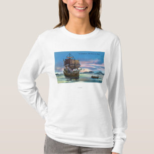 Den Mayflower landningen i platsen 1620 T Shirt