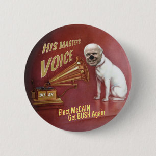 Den McCain husdjurhunden knäppas Knapp