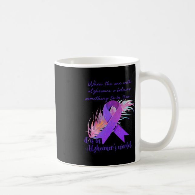 Den med Alzheimers Tro är i Alzheimer Kaffemugg (Höger)