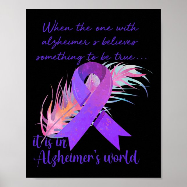 Den med Alzheimers Tro är i Alzheimer Poster (Framsidan)