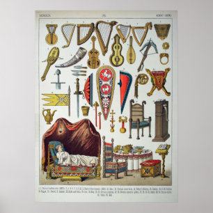 Den medeltida musikalen instrumenterar, Etc. Poster