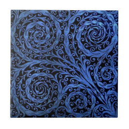 Den medeltida tapestryen belägger med tegel/Trivet Kakelplatta