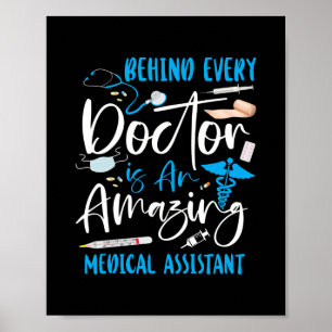 Den medicinska assistenten CMA bakom varje Doktor Poster