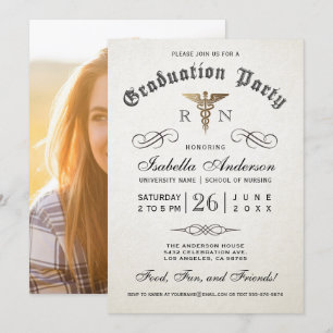 Den medicinska sjukvården skolar studentkort inbjudningar