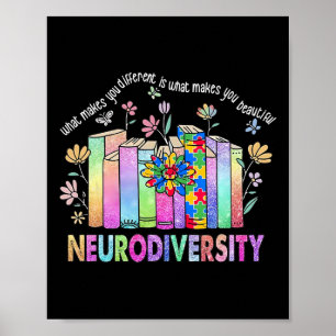Den Medvetna mångfalden är en vacker autism Poster