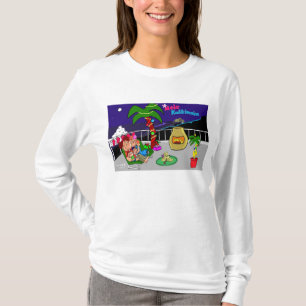 Den Mele Kalikimaka staden tänder damT-tröja T Shirt