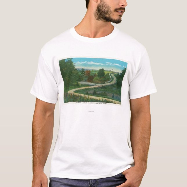 Den mellersta ravinen beskådar av den Saratoga Tee Shirt (Framsida)