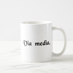 Den mellersta way.en kaffemugg
