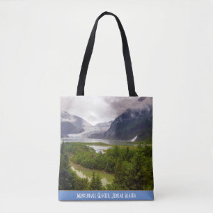 Den Mendenhall glaciären, Juneau AK knuffar toto Tygkasse