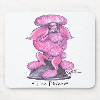Den mer rosa bröstcancerpudeln Mousepad Musmatta
