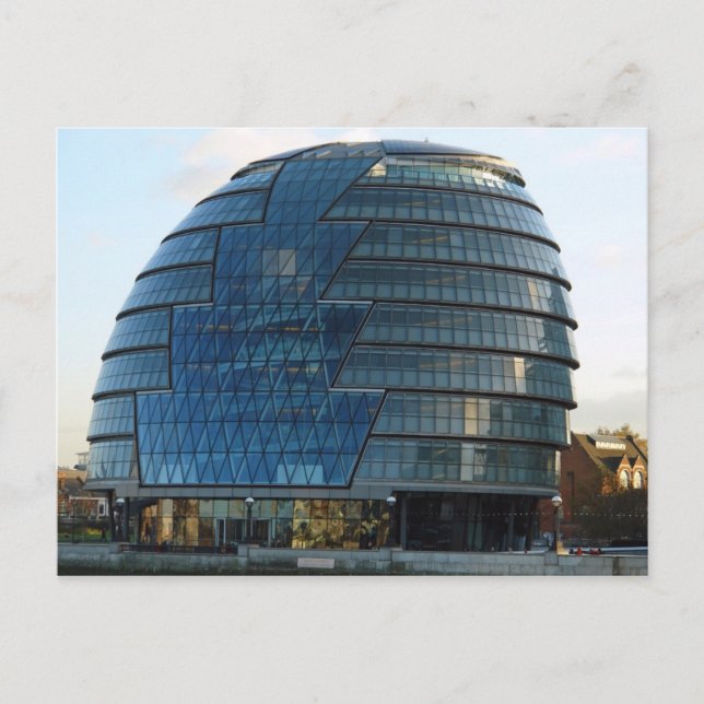 Den mer underbara London borgmästar- byggnaden i Vykort (Framsida)
