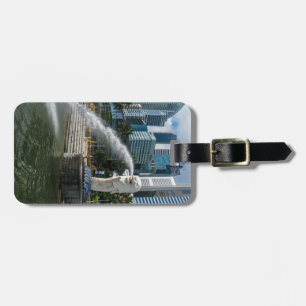 Den Merlion statyn, Singapore Bagagebricka