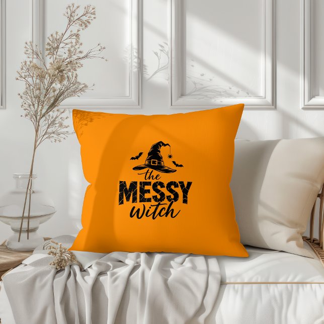Den Messiga Häxans Matchande Halloween-design Kudde (Skapare uppladdad)
