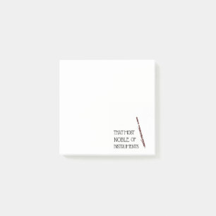 Den mest adelsman av instrumenterar - denfagotten post-it block