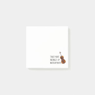 Den mest adelsman av instrumenterar - violoncellen post-it block