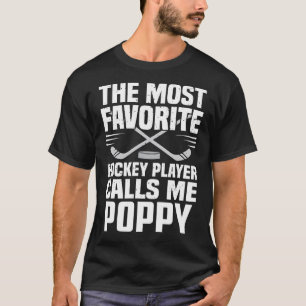 Den mest favorithockeyspelaren kallar mig POPPY-Tj T Shirt